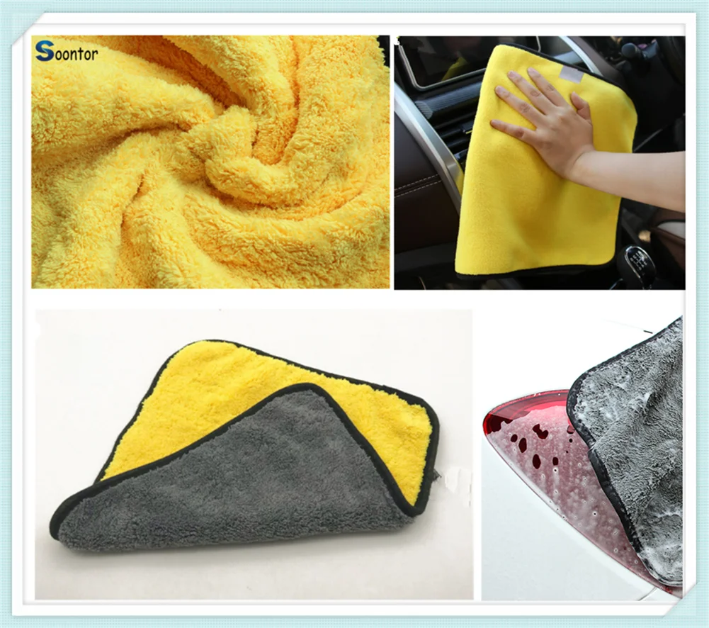 1pcs Car care polishing wash towel fiber cleaning cloth for Volkswagen vw Touran 1.4 Fox 1.2 Touareg2 GolfA5 GT