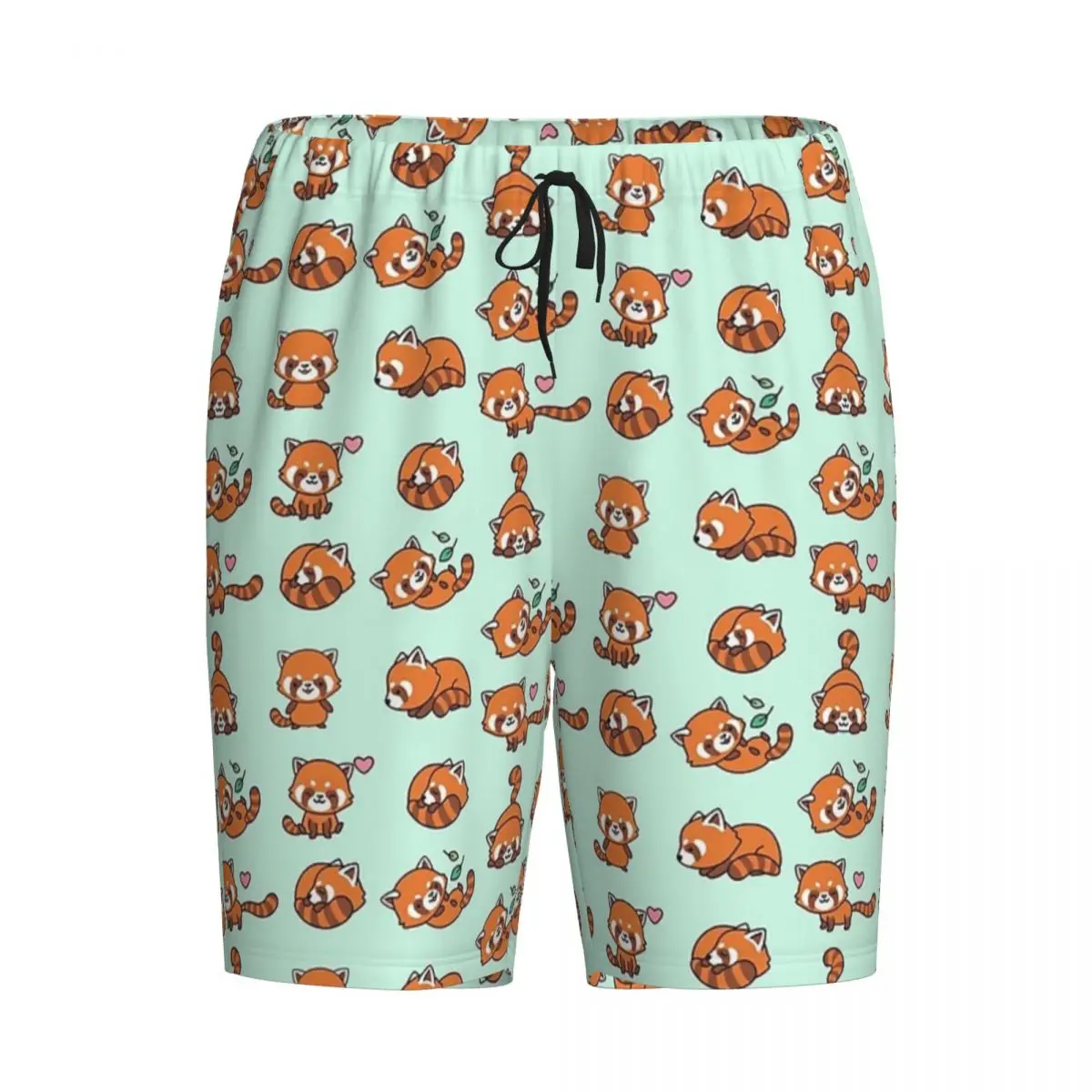 

Мужские пижамные штаны с принтом красной панды, домашние шорты для сна и отдыха