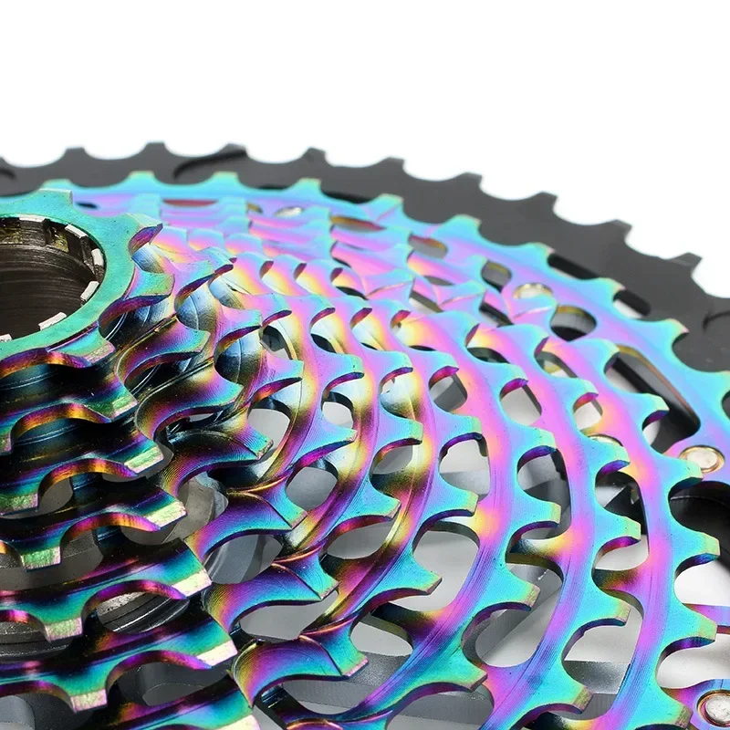 Ultralight Rainbow 11/12 Speed Bicycle Freewheel MTB 9-50T Cassette Fit For 11-Speed 12 Speed SX NX GX XX1 XD