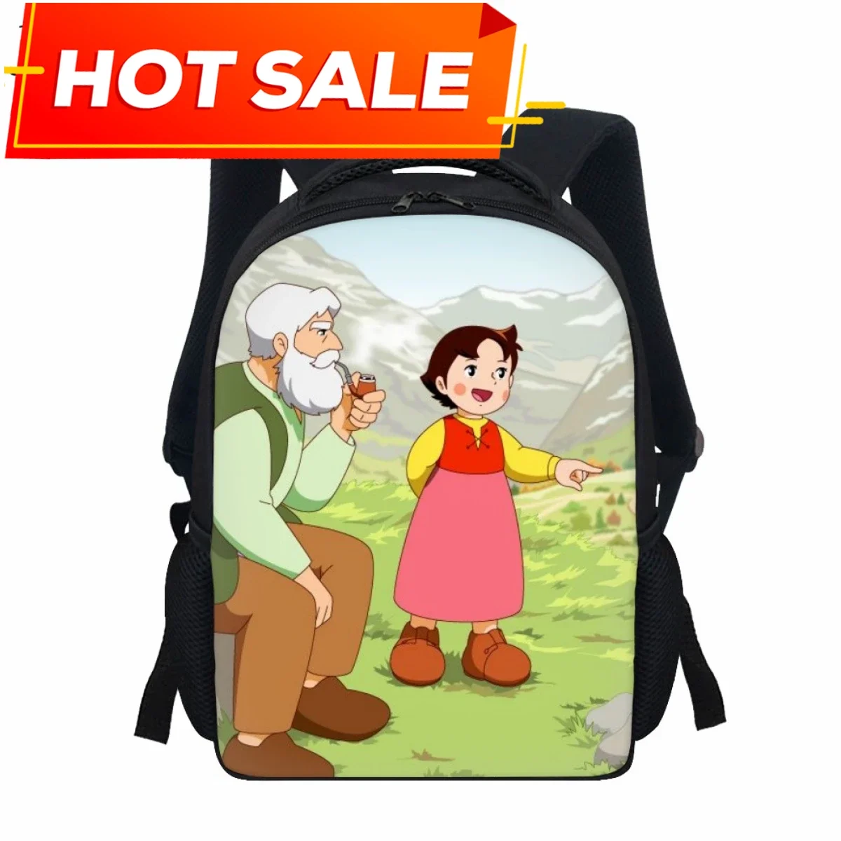 

Kawaii Heidi для девочек Alps, школьная сумка с героями мультфильмов для детского сада, маленькая сумка для книг, новый практичный дорожный рюкзак