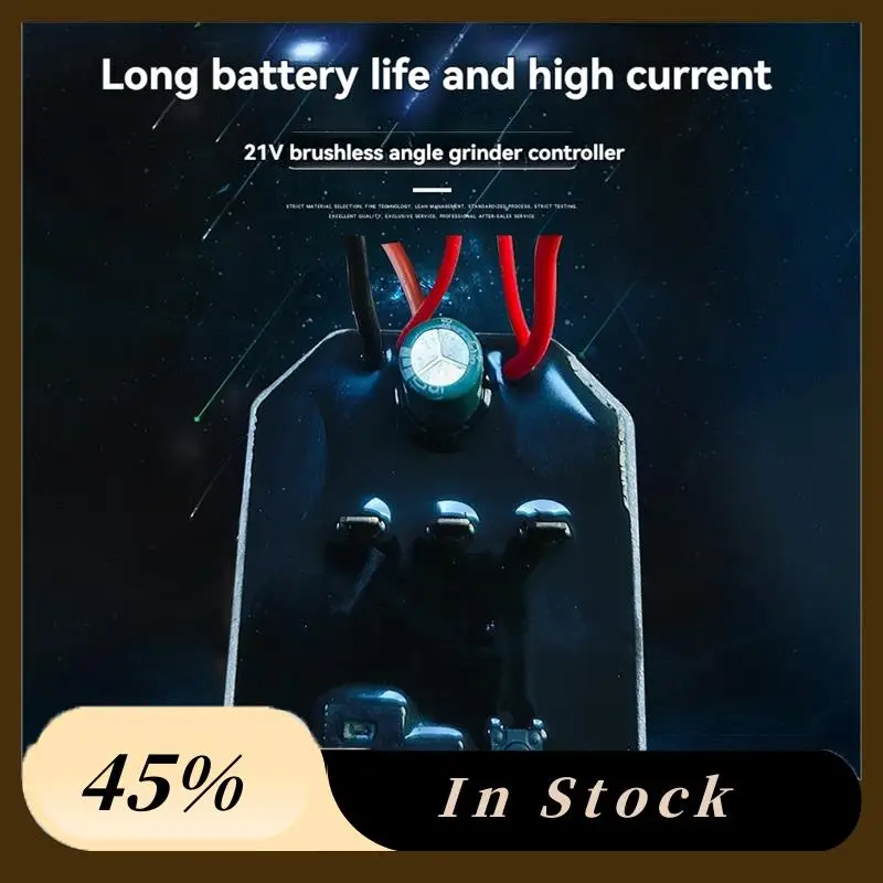 Scheda di controllo smerigliatrice angolare al litio senza spazzole 60A 21V Accessori per scheda madre per utensili elettrici per controller di chiavi elettriche
