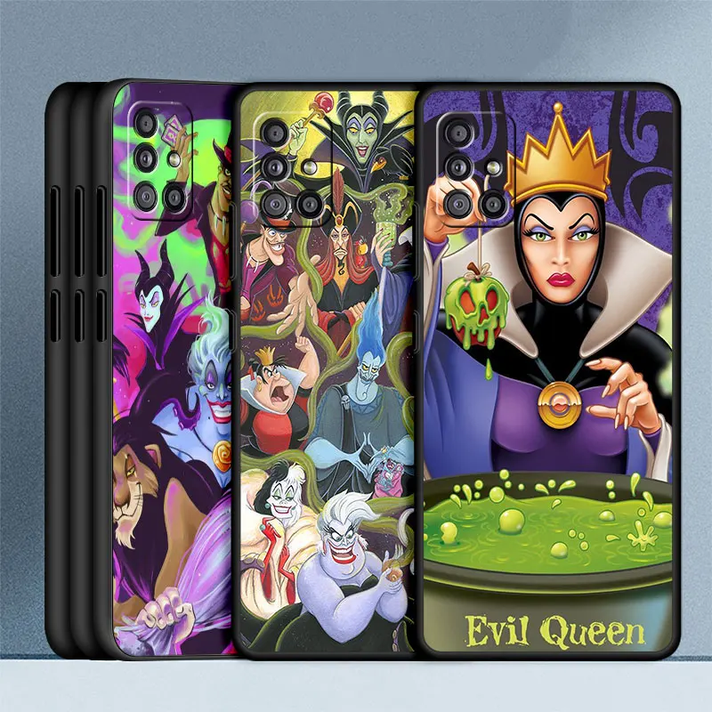 Disney Villain Queen Case For Samsung Galaxy A52 A53 A12 A13 A32 A33 A23 A51 A71 A21s A22 A03 A72 A54 A73 A14 A31 Phone Cover