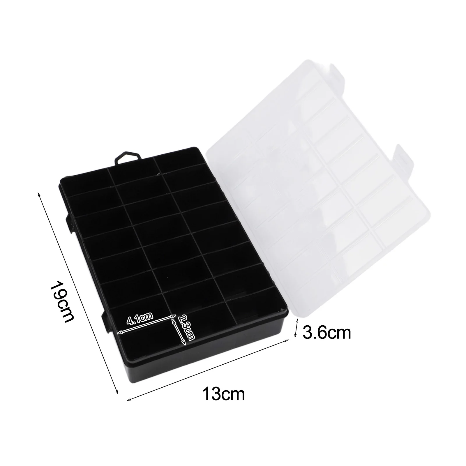 Storage Box Hard Plastic Adjustable Compartment Slot Plastic Craft Organizer Craft Organizer Box Jewelry Accessories