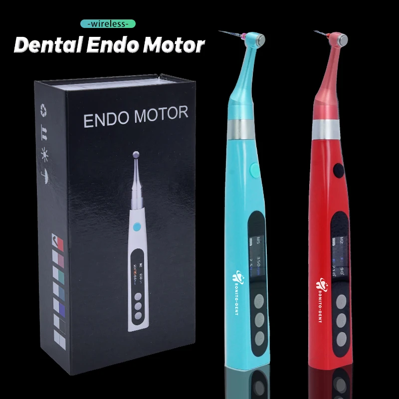 Dental Equipment Wireless Endo Motor 16:1 Reduction Contra Angle Endodontic Instrument Rotary Endomotor For Root Canal Treatment