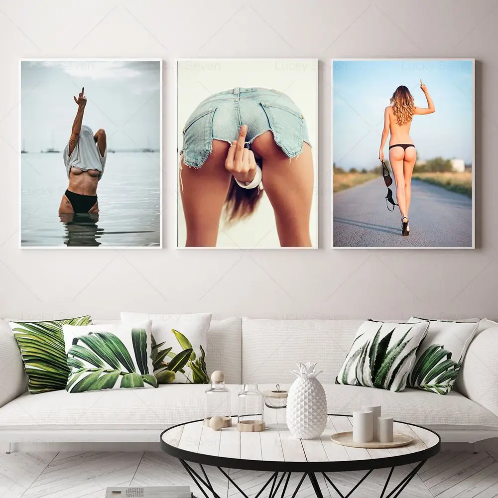 Black and White Photography Poster Fashion Woman Wall Art Canvas Painting Feminism Print Nordic Dormitory Picture for Home Decor view 2
