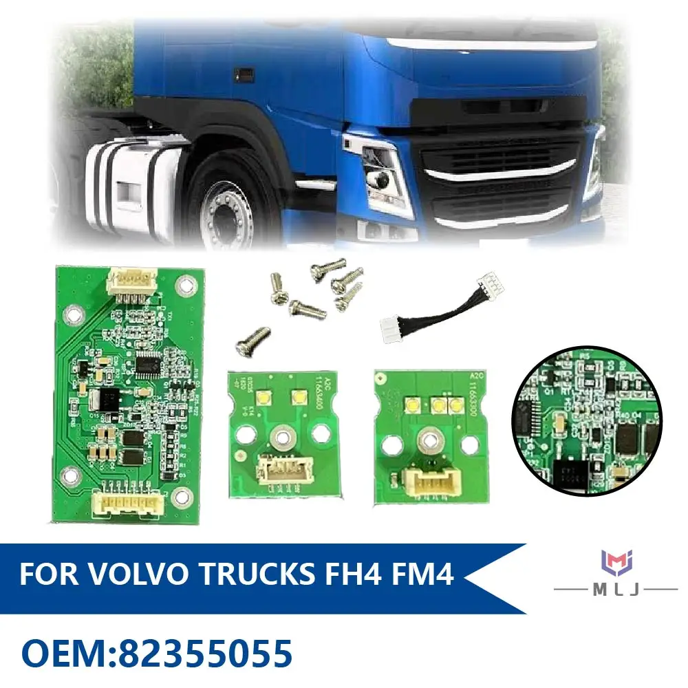 

82355055 For Volvo Trucks FH4 FM4 Vol509 Headlight LED Angel Eye Chip Daytime Running Light DRL Chip Control Unit Ballast Board