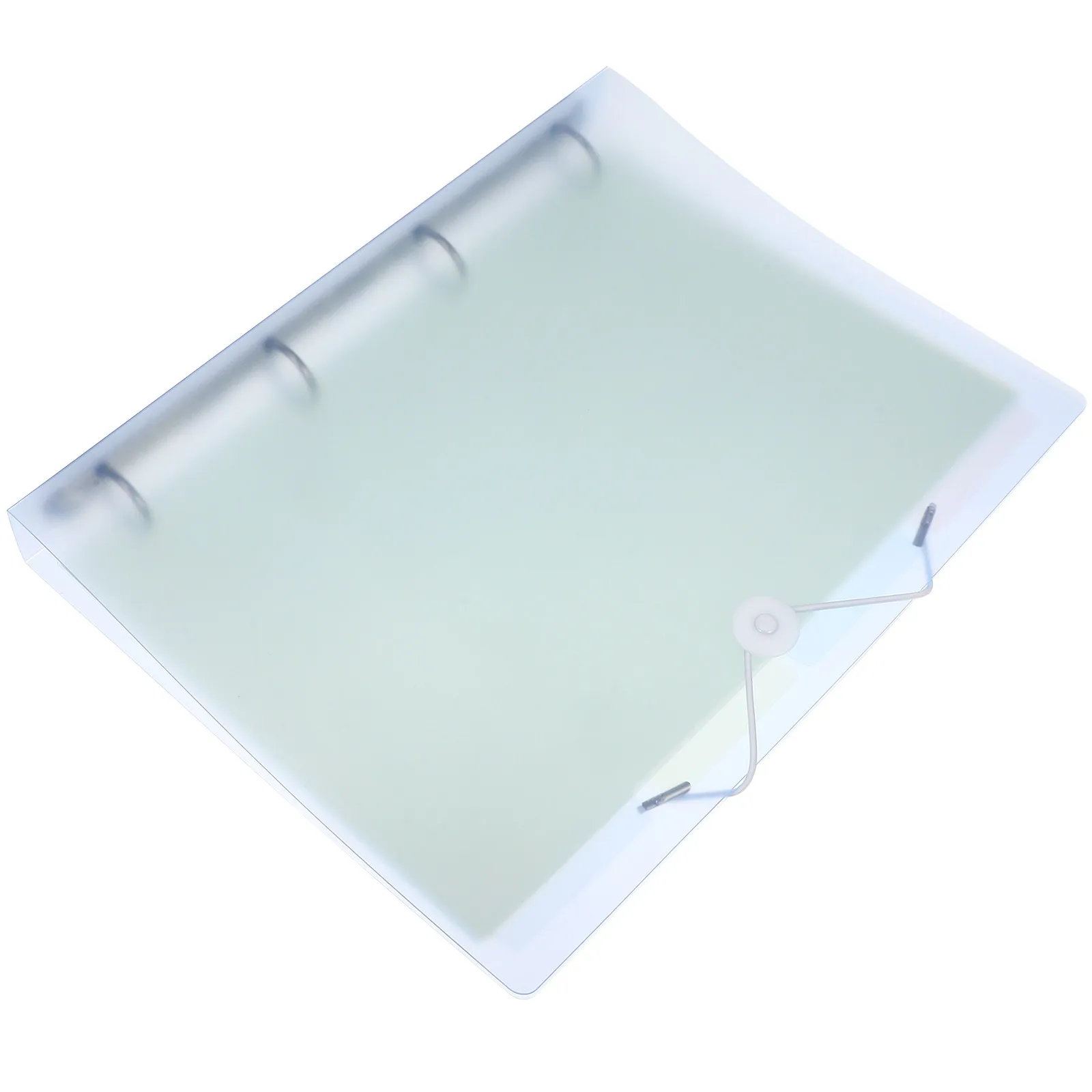 

Premium Plastic Binder Cover Notebook Shell Loose Leaf File Organizer Dust Resistant Smooth Surface Reusable File Storage Binder