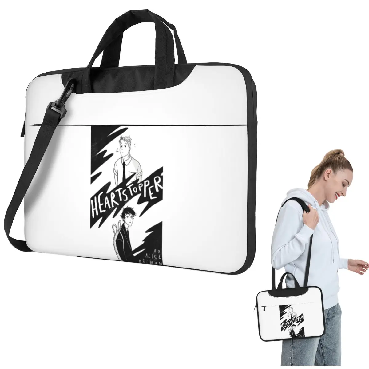 

Сумка для ноутбука Heartstopper через плечо, сумка для компьютера 13, 14, 15,6-дюймовая сумка для ноутбука Macbook Pro