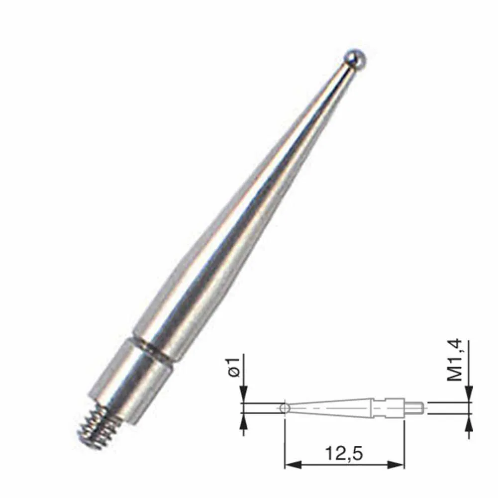 Magnetic Field Resistant Replacement Contact Point for Brown & Sharpe For Tesatast Series Lateral Dial Test Indicators