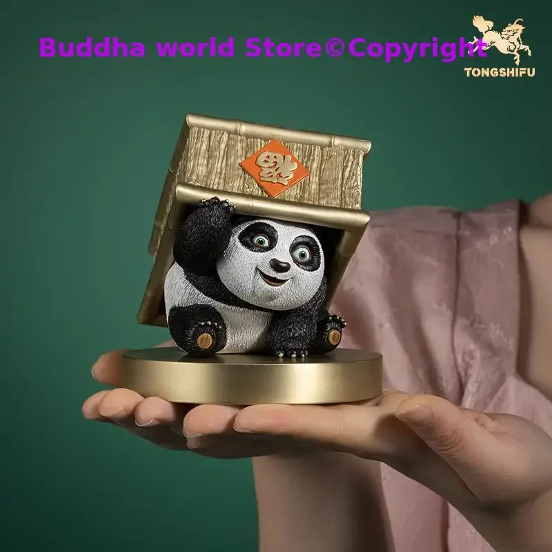 TOP foreign business GIFT company officer boss High grade China's national treasure lucky Panda copper sculpture