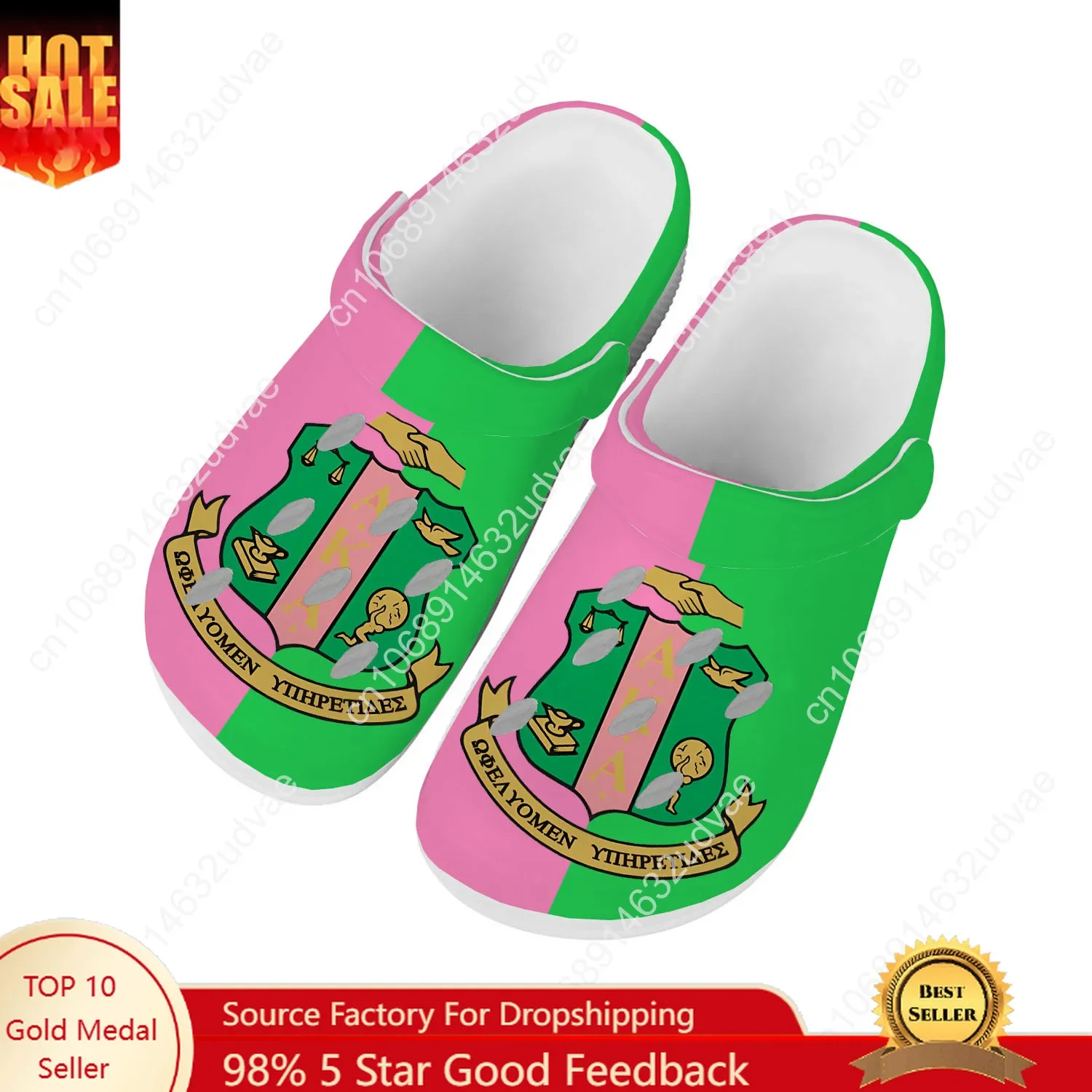 

A-Alpha K-Kappa A-Alpha Water Shoes Mens Womens Comfortable Home Garden Clogs Customizd Sandals Beach Breathable Hole Slippers