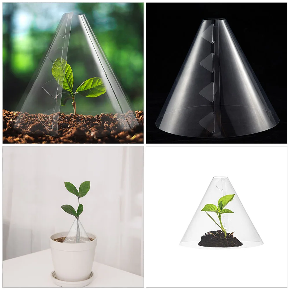 

10Pcs Plastic Plant Covers for Winter Protection from Cold Frost and Wind Creative Design Plant Cover from Animals