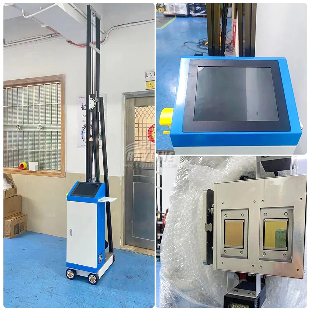 Chinese Tablet PC Control 3D Wheels Vertical Wall Printer Direct To Wall printing 3d UV Intelligent Vertical Wall Printer