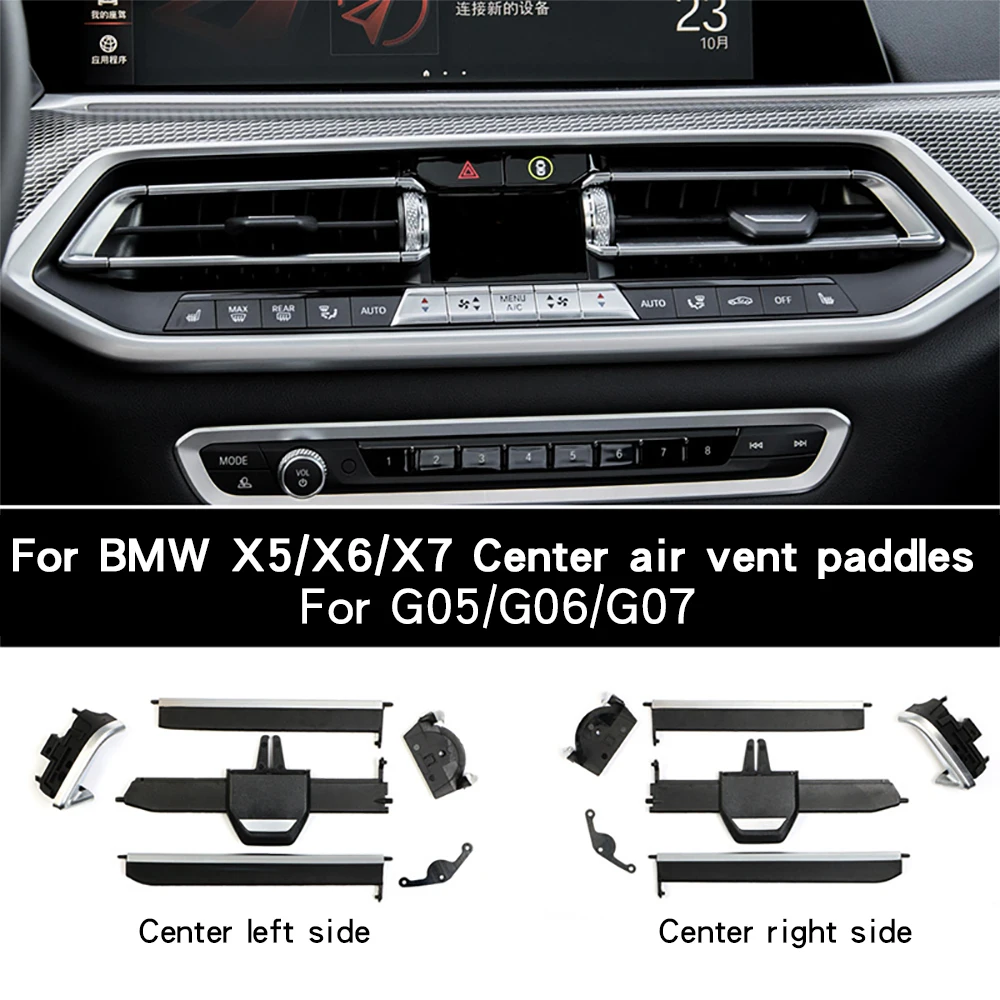

For BMW G chassis G05G06G07 front center air outlet paddle repair parts