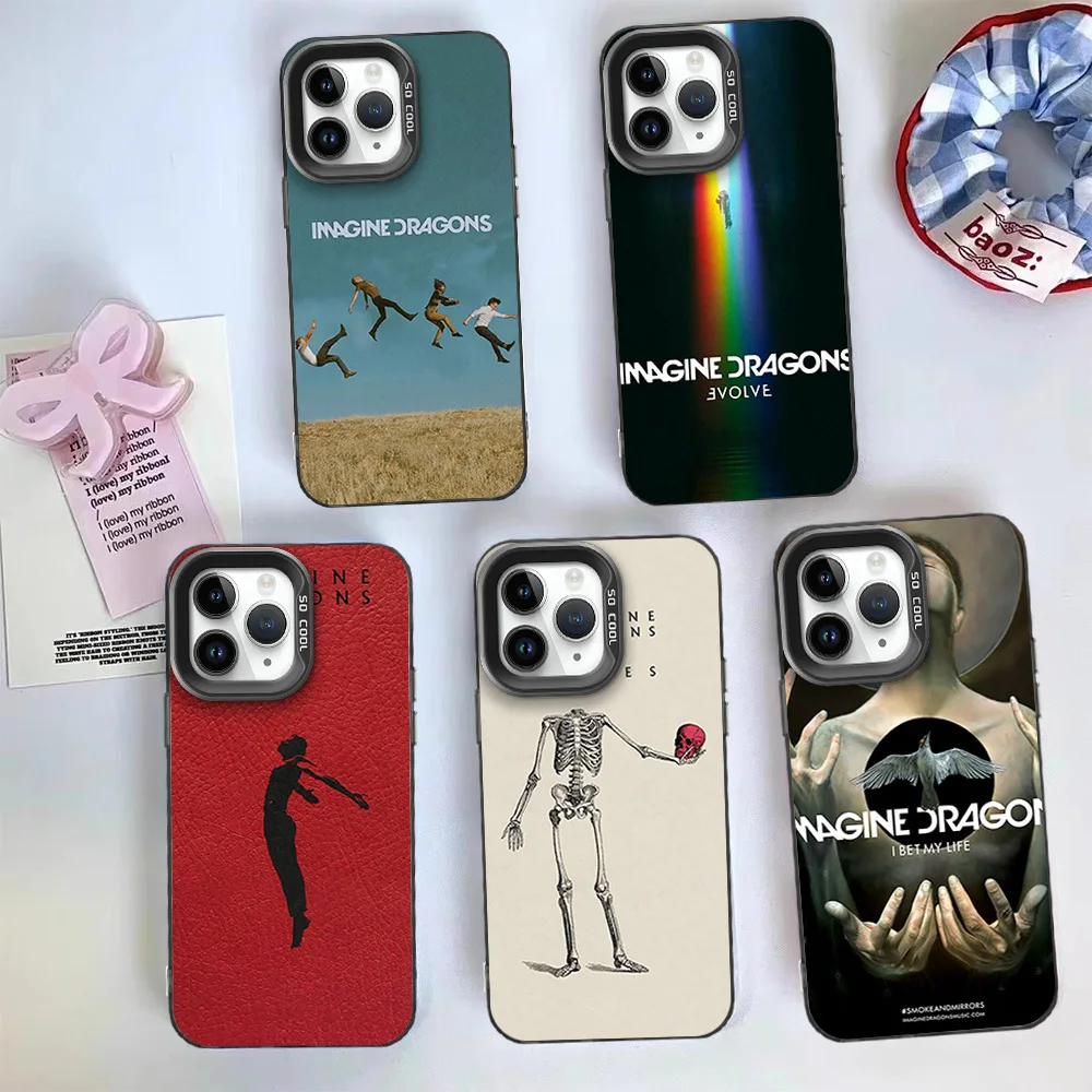 Phone Case For Samsung A25 32 33 34 50 51 52 53 54 71 24 35 23  4G 5G ULTRA PLUS Laser Cover Band I-Imagine Dragons Loom