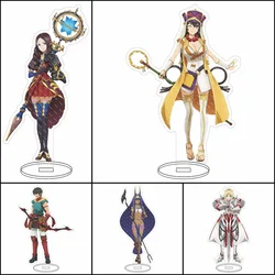 Game Anime Fate Grand Order Ashiya Douman Keychain Doll FGO Enkidu Acrylic Keyring Pendant for Fans Women friend Toy Gift