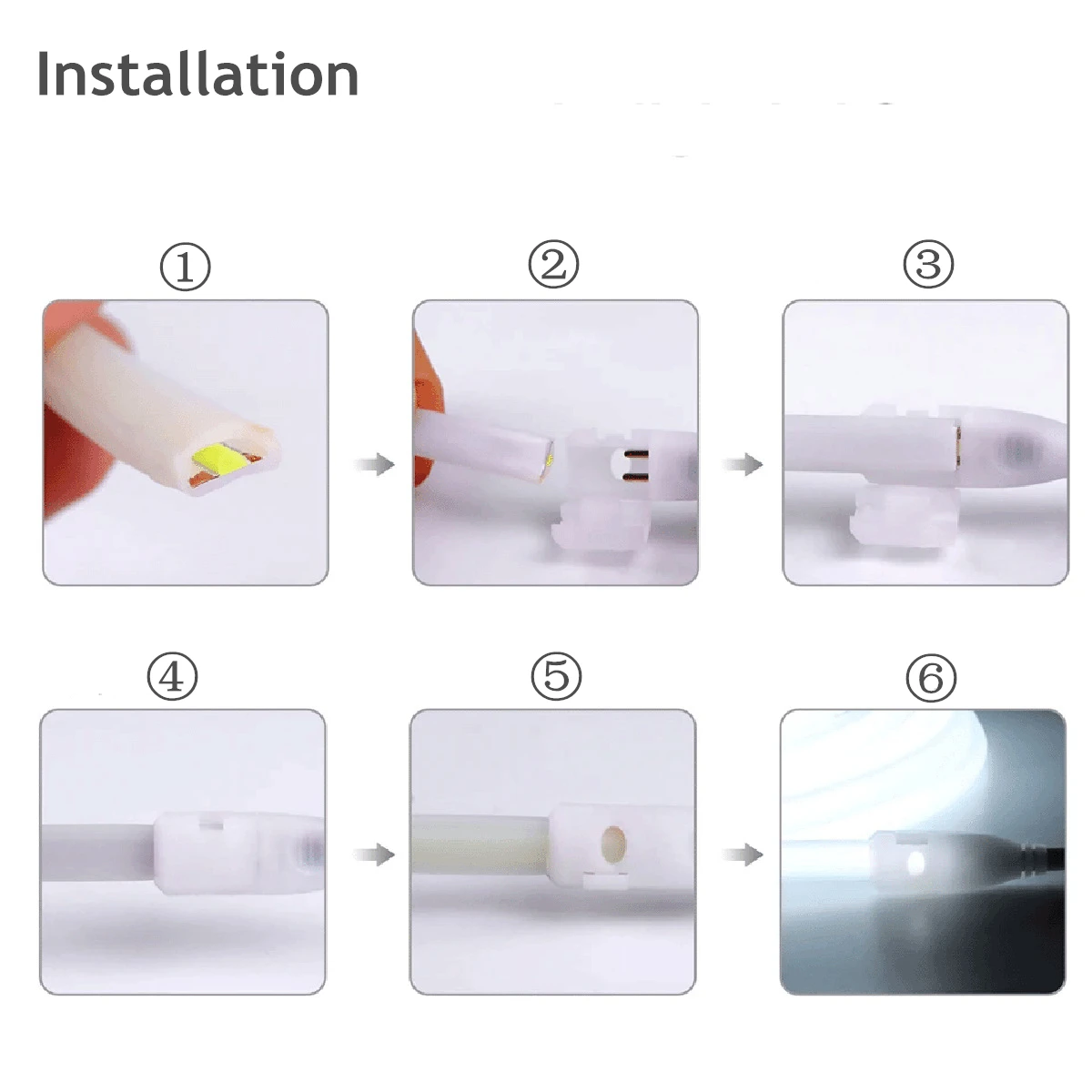 EU AU Stecker Netzteil für 220V COB LED-Streifen mit Dimmer und Zeitschaltuhr, EIN/AUS-Knopfschalter Transformator Netzadapter – Detail 7