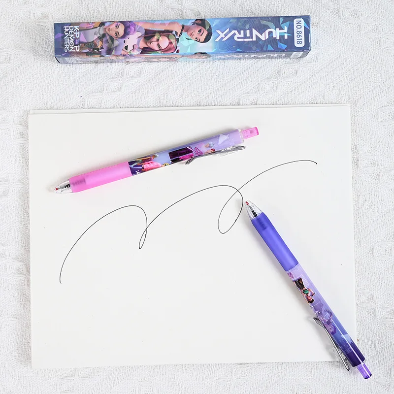 5/20psc لـ KPOP Witch Hunt Squad Press-Tip Pen INS-Style Girl Student Pen الكتابة السلسة قلم حبر جاف أسود محايد للجنسين #5