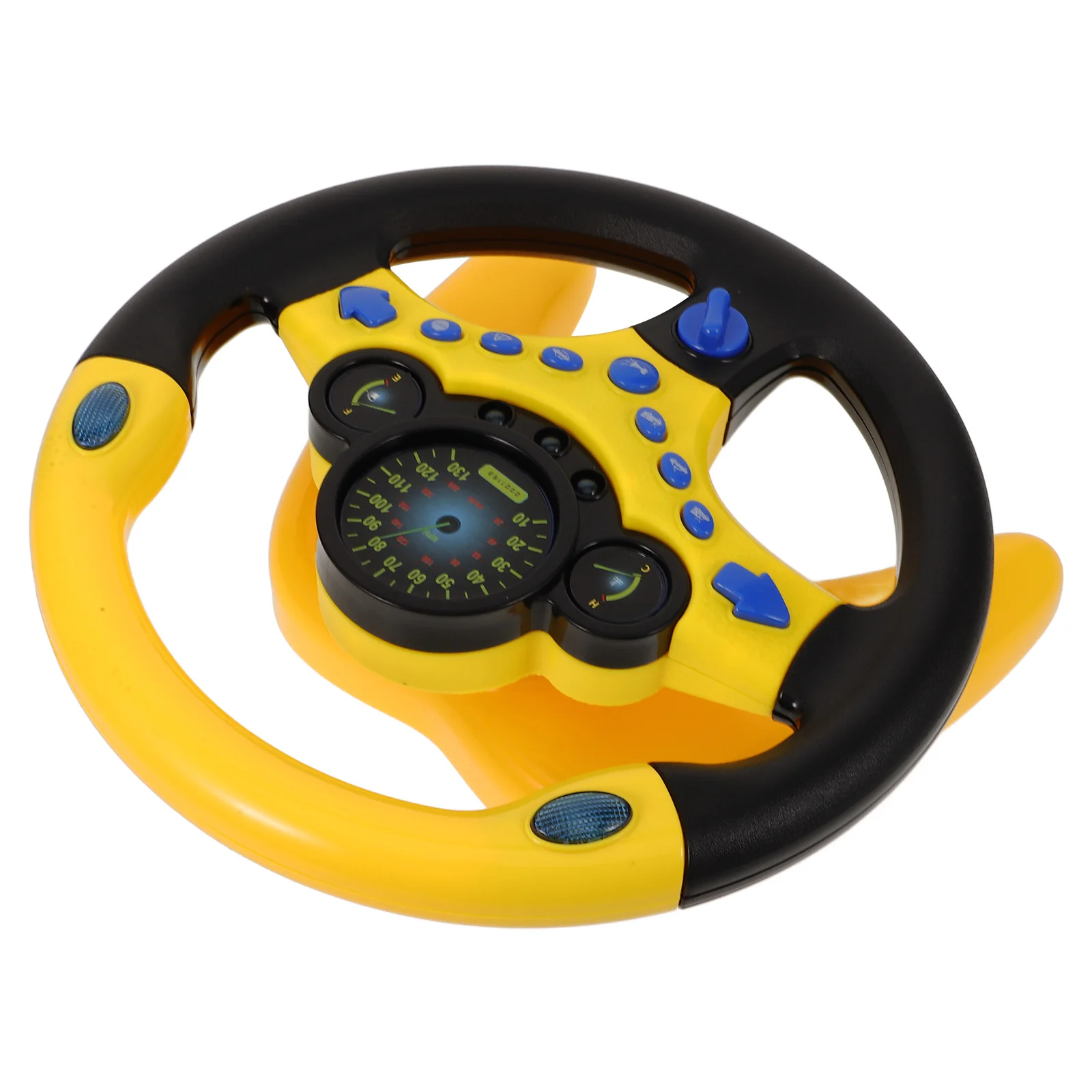 Steering Wheel For ° Rotation Secure Suction Base Built-In Music Comfortable Play Durable Playground Game