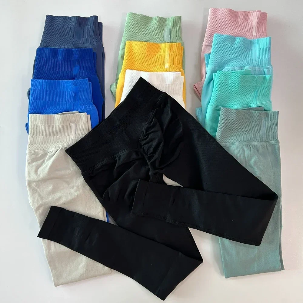 

Impact Leggings Women Scrunch Seamless Yoga Leggings Gym Sports Pants Low Ribbed Band High Stretch Fitness Outfit Workout Tights