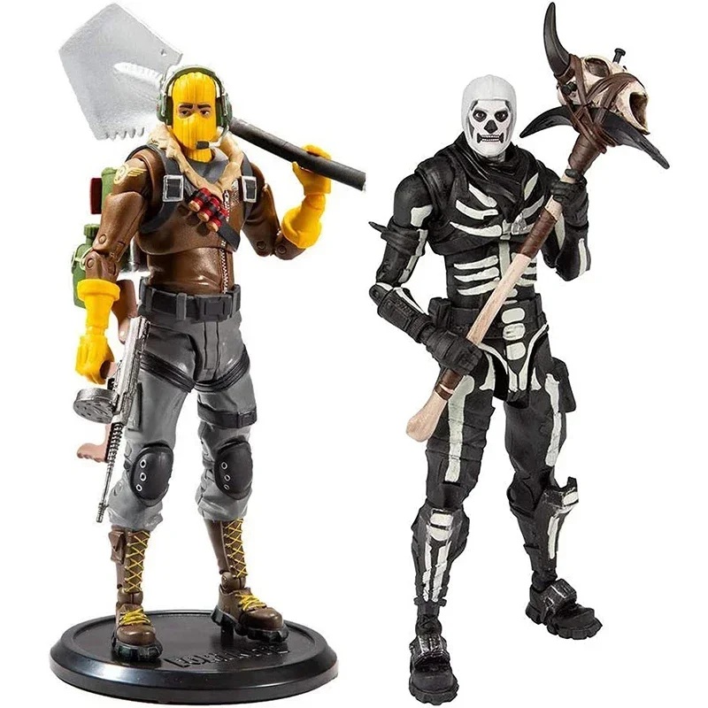 Fortnite Raptor Black Knight Skull Trooper Premium Action Figure Model Game Figures Models