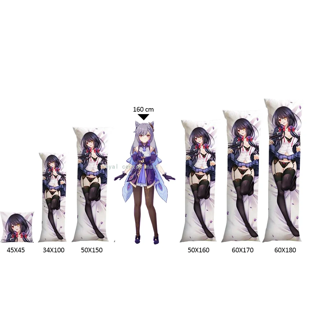 Maki Oze Dakimakura 2WAY Hugging Body Pillow Case Anime Otaku Pillow Cushion Cover Xmas Gifts