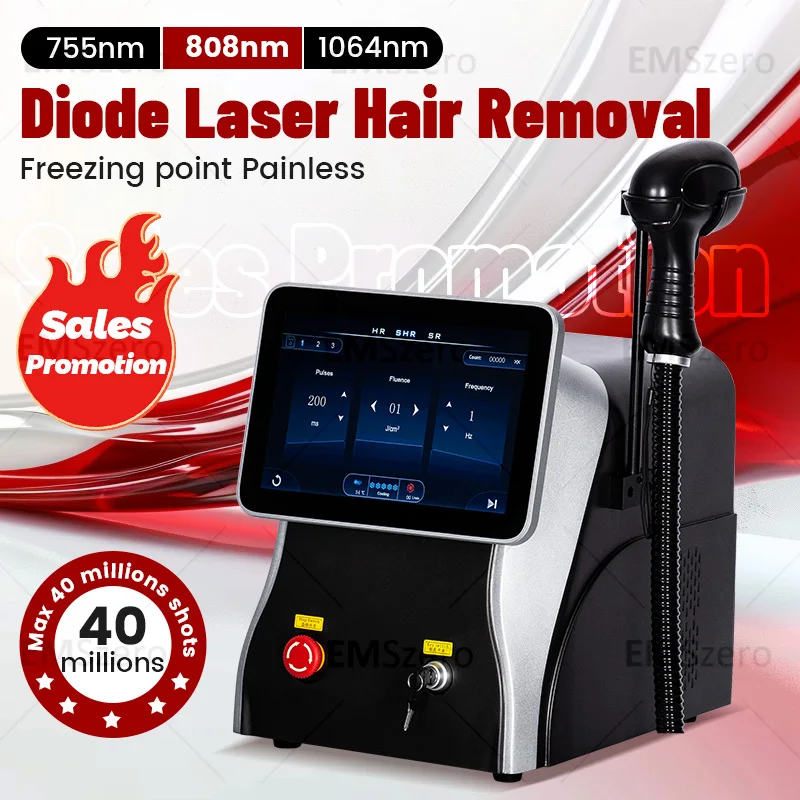 New Arrival diode laser hair removal device Powerful 3000W Diode Laser Epilator for Hair Removal Machine 808nm 755 1064 Tri Wave