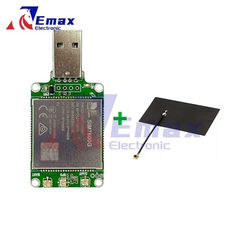 

SIMcom SIM7600G LTE CAT1 USB Dongle breakout kit TE-A 1pcs not supported GPS