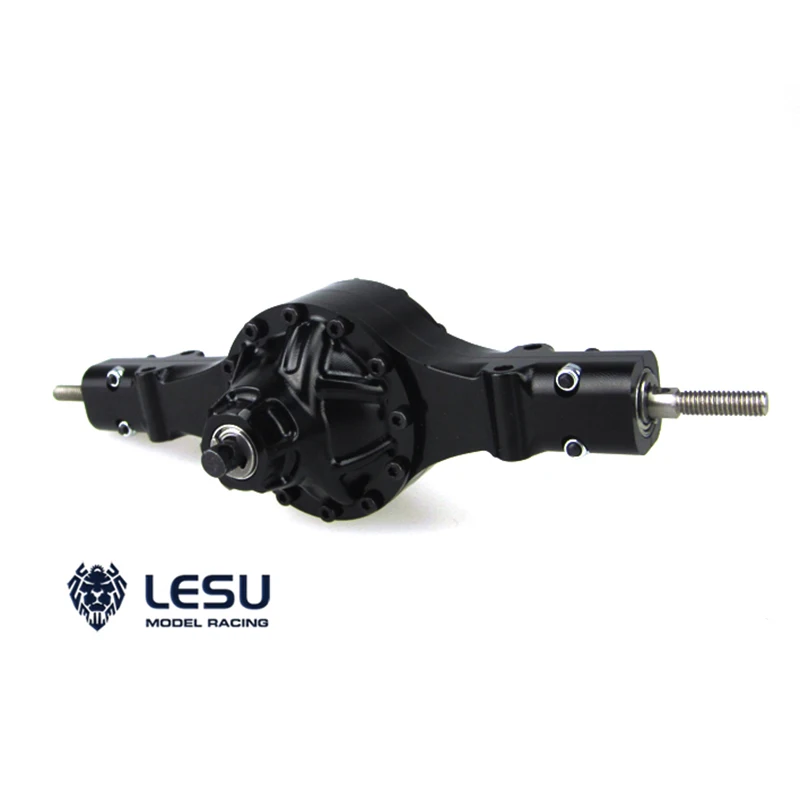 LESU Metal Differential Rear Axle for 1/14 TAMIYA RC Tractor Truck Scania Benz Remote Control Hydraulic Dumper Tipper Toys