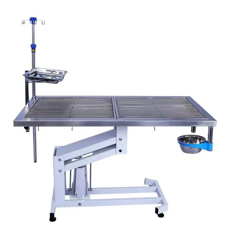 Hydraulic electric stainless steel console Pet treatment console