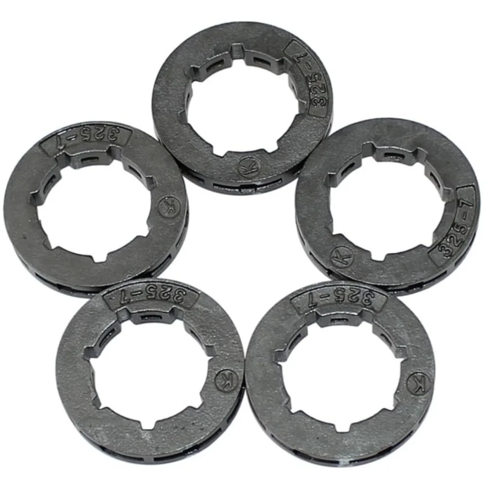 For Echo CS-450P Chain Wheel Rim Sprocket For Chainsaw Repair Black Precision Rim Sprocket Gear 0.325 Inch Pitch