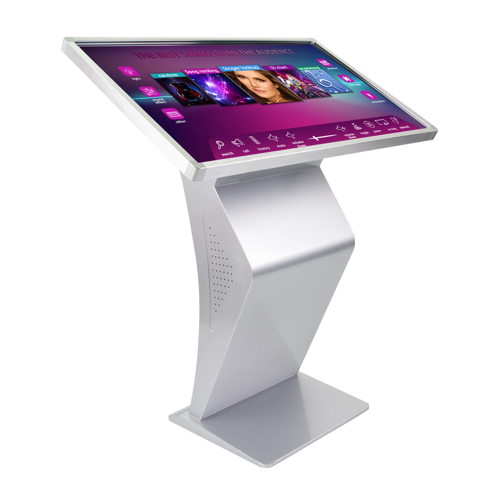 Display pubblicitario LCD da 50 pollici Monitor directory impermeabile Display pubblicitario Totem Marketing Richiesta informazioni Chiosco