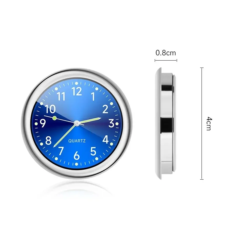 Mini Luminous Car Clock Waterproof Electronic Clock Quartz Watch Bicycle Motorcycle Watch Auto Dashboard Clock In Car 40MM image 6