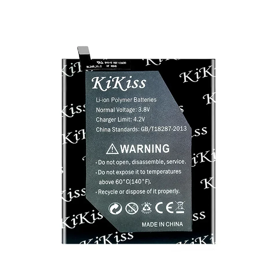 KiKiss 4500mAh BL265 For Lenovo M Kung-Fu XT1662 Battery For Motorola MOTO M XT1663 XT1662 BL 265 Phone Batteries + Gift Tools