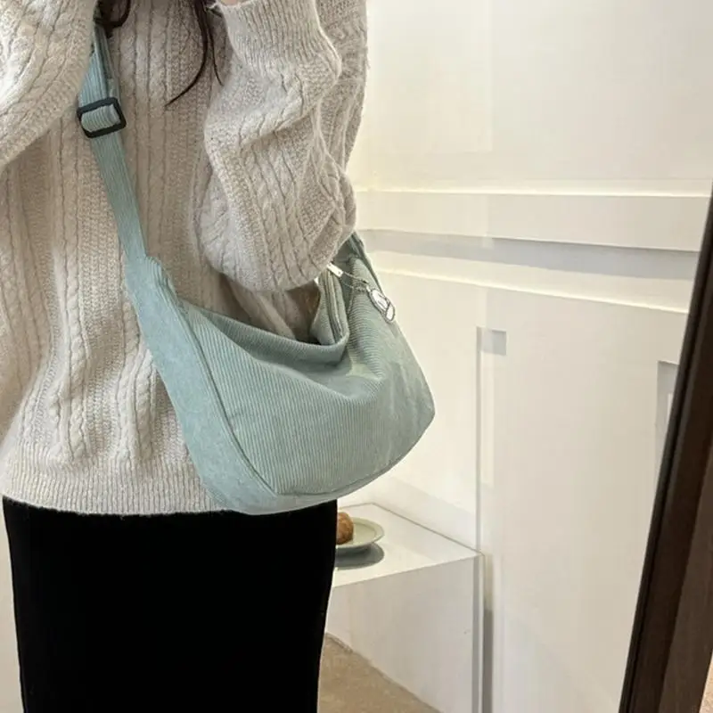 

Japanese Crossbody Bag for Women Korean Styles Shoulder Bag Simple Bag Fashion Dumplings Bag Shopping Bag 547A