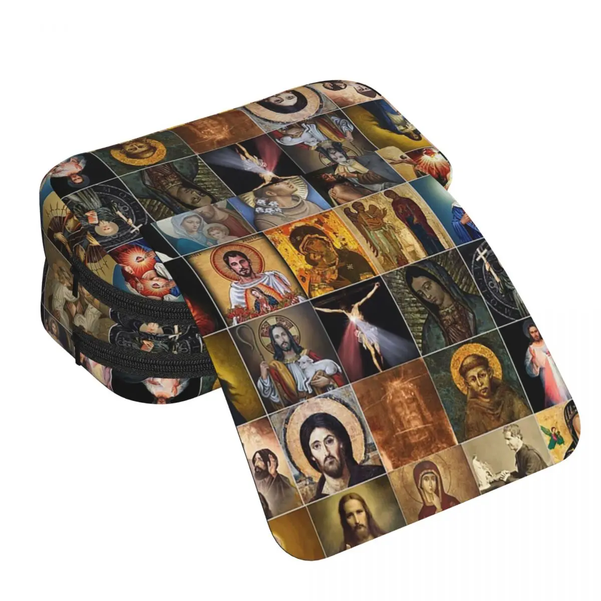 

Saints Jesus Mary I Trust In You Pencil Case for Boy Girl School Pen Box Pencil Bag Stationery Supplies Pen Holder Bag