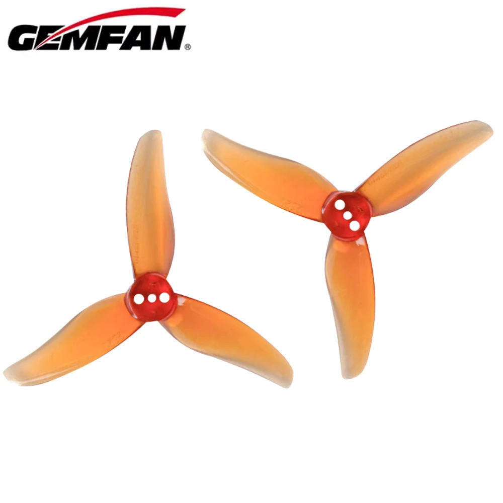 8Pairs (8CW+8CCW) Gemfan Hurricane 2520 2.5X2X3 3-Blade PC Propeller for Mini FPV Freestyle 2.5inch Drone 1404 motor view 2