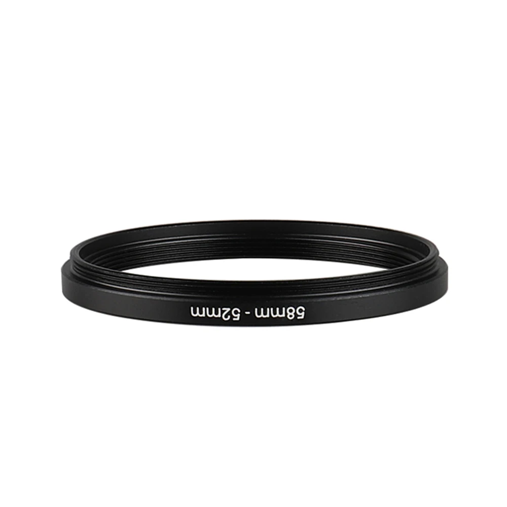 New Camera Lens Filter Metal Adapter Ring 58mm-52mm Step Down Ring Set 58 To 52 58-52mm 58-52 Filter Adapter Camera Adapter Ring