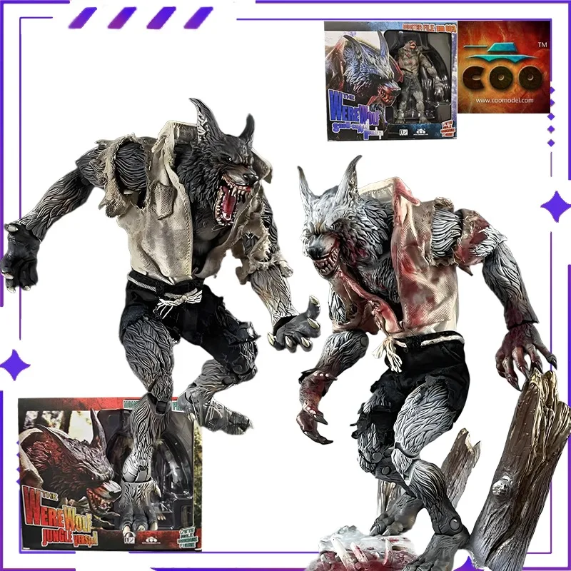 COOMODEL Original 1/12 Werewolf Howling in The Forest، منتج نهائي ذبح سنوفيلد، نموذج Orc المحمول، لعبة مصنوعة يدويًا