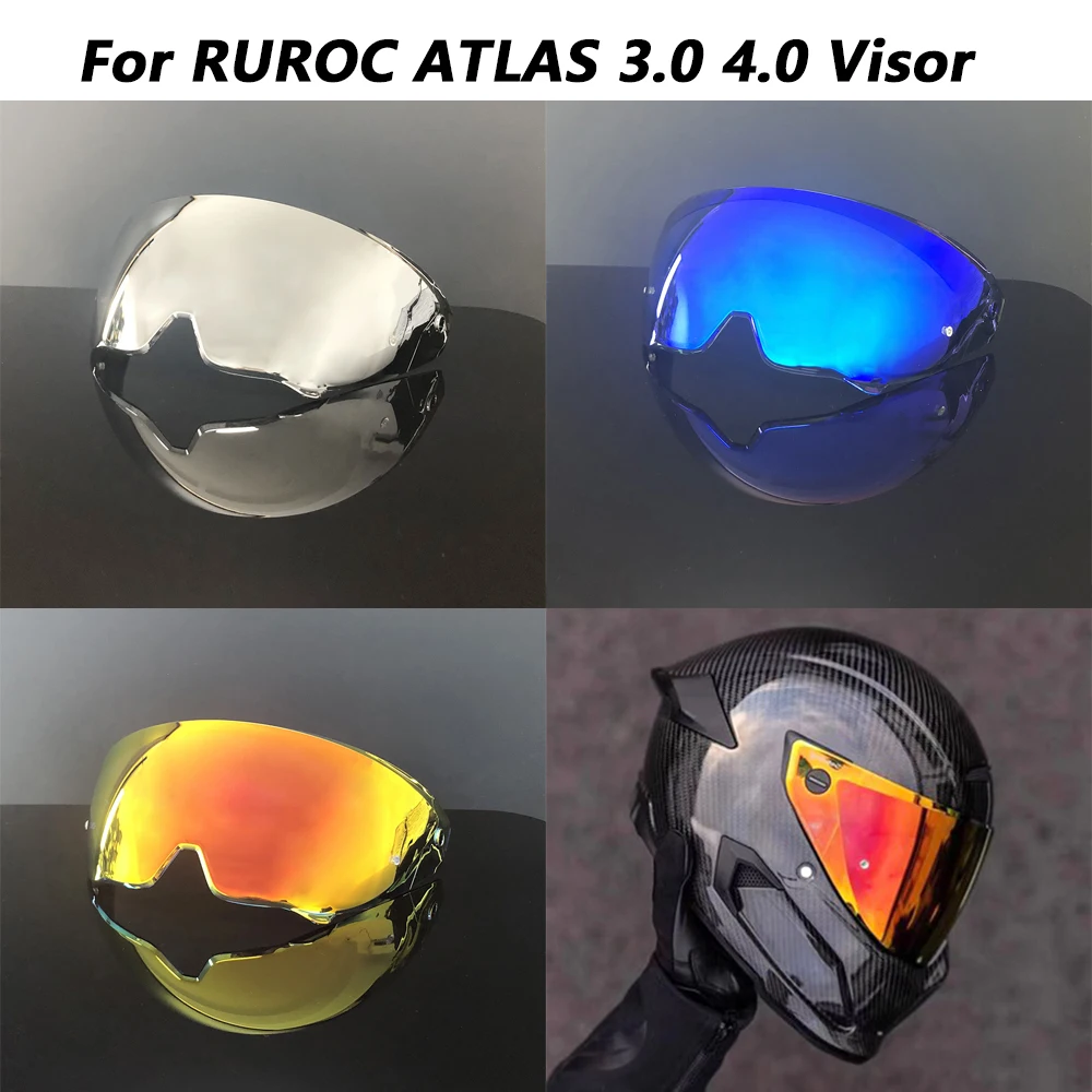 

Мотоциклетный шлем щиток для RUROC ATLAS 3,0 4,0 шлем козырек защита от ультрафиолета Casco Moto Visera солнцезащитный козырек