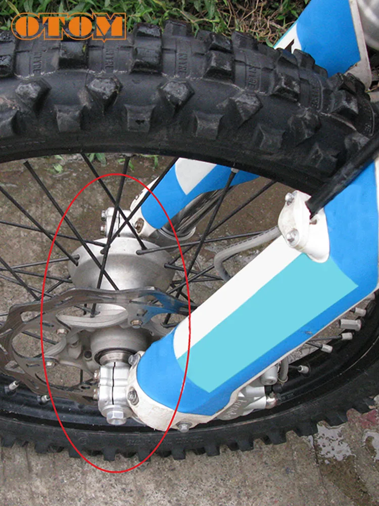 Oś przednia z nakrętką do KTM EXC EXC-F SX SX-F XC XC-F HUSQVARNA FC FE FX TE GASGAS EC EX Motocykl Crossowy Oś Przedniego Koła (Front Axle Kit) — Zdjęcie 2 z 2