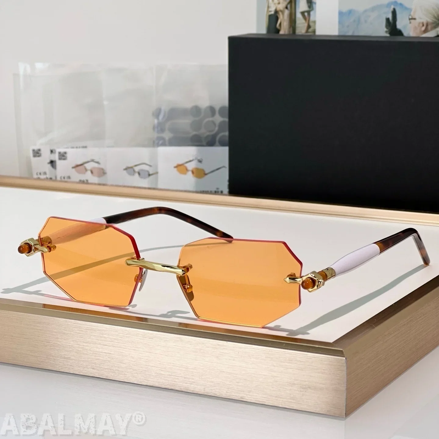 

KUB P63 56-17-145 Top Quality Mens Sunglasses for Women Fashion Trend Luxury Acetate Titanium UV400 Designer Sunglasses Frame