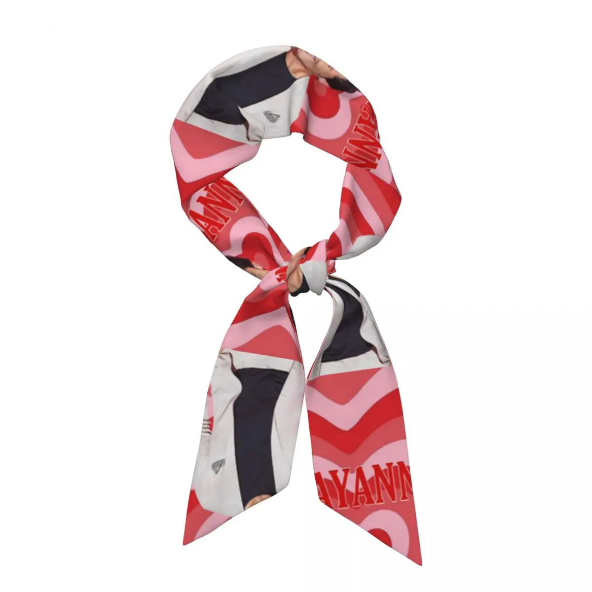 Chayanne Chiquito Meme Music Singer Women Long Narrow Scarf Soft Skinny Scarf Multi-use Neck Head Wrap for Office Daily Party