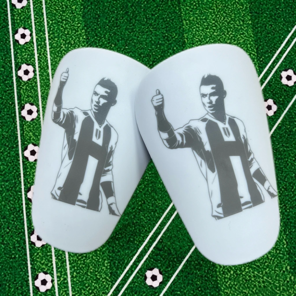 1 Pair  Football Shin Guards - Ultra Small Protective Gear for Men & Women, PP Material
