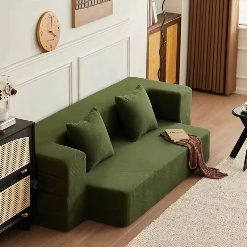 

Extendeble Multifunction Compressed Sofa Japanese Minimalist Convertible Bedroom Compressed Sofa Design Fabric Kanepe Furnitures