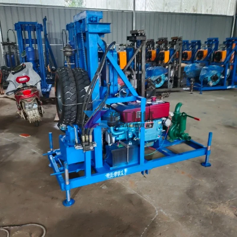 Water Well Drilling Rig Machine Tube Well Drilling Rig Small Machine Drill Water Well