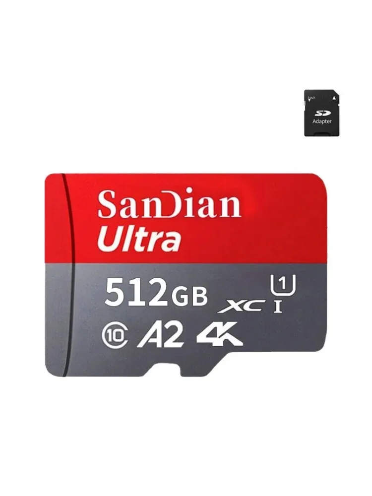 Karta Micro SD 64G 128G kompatybilna z 4K, szybka karta pamięci U3 V30 A2 TF do przechowywania zdjęć z aparatów cyfrowych Canon, Nikon, Samsung — zdjęcie produktu 7