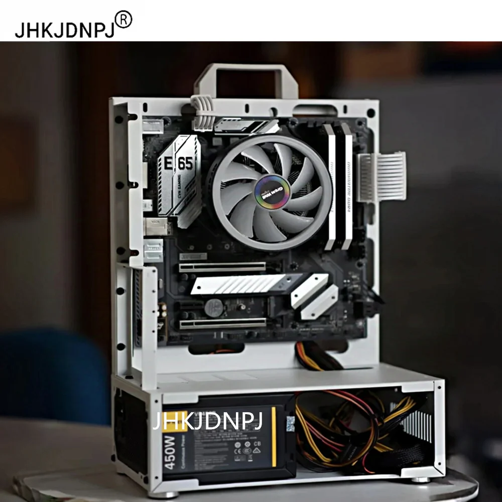 M5 ATX/MATX Open Air frame chassis Rack Case with 240/360 water/ air cooling supporting vertical GPU mounting