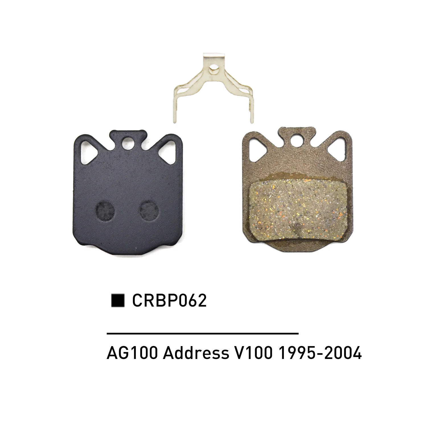4 Pairs Bicycle Disc Brake Pads Resin Semi-Metal Compatible with Campagnolo Bike Resin Semi-Metal Brake Pads Accessories