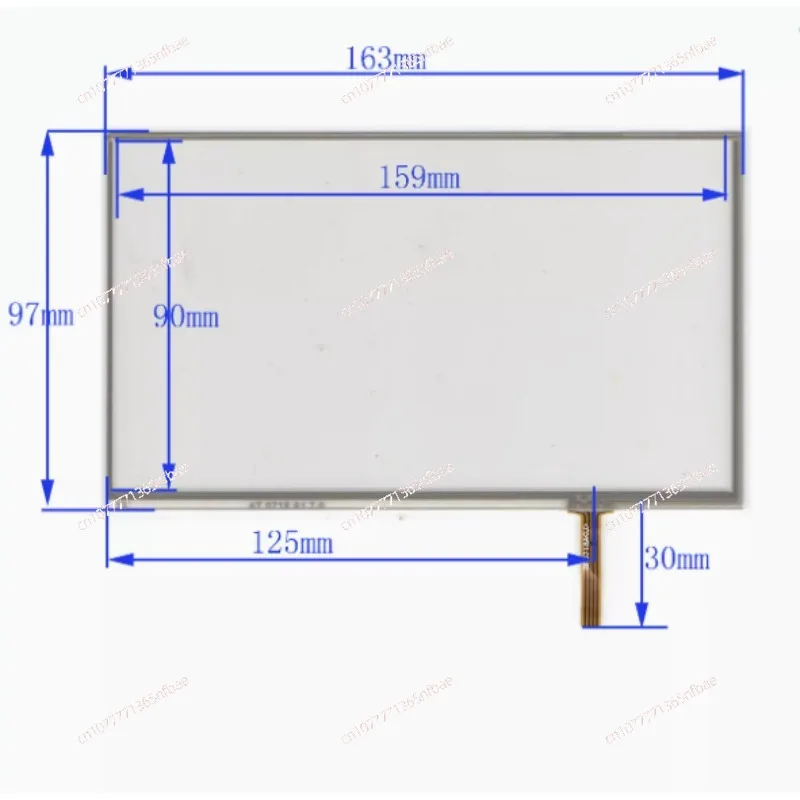 for GPS or commercial use post 163mm*97mm  New 7 inch TOUCH Screen panel AT 0718 A1 7.0 163*97